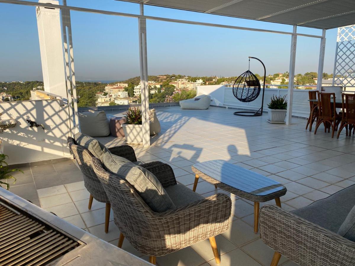 Villasonboard Vouliagmeni Penthouse Veranda Sea-View & Beach Atenas Exterior foto